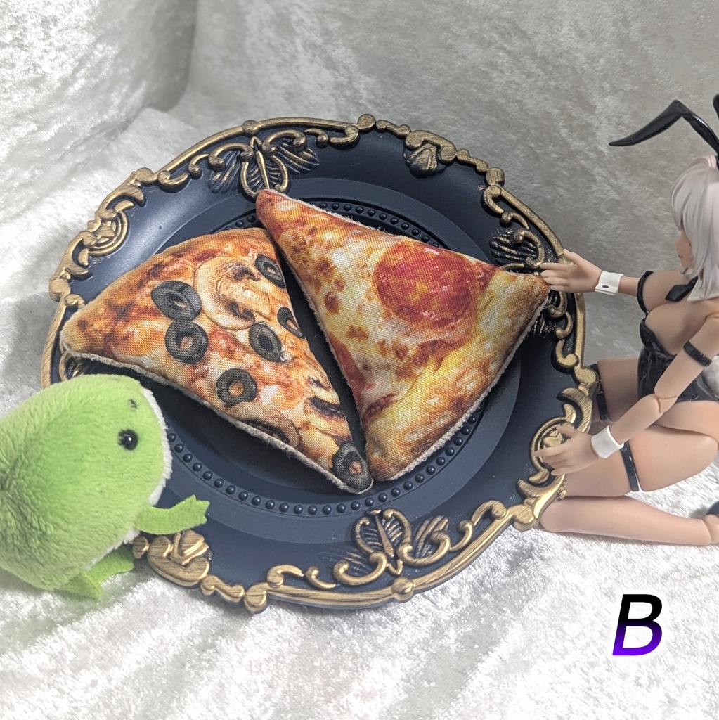 ミニチュアダイカットクッション/ピザ