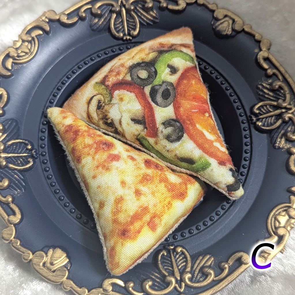 ミニチュアダイカットクッション/ピザ