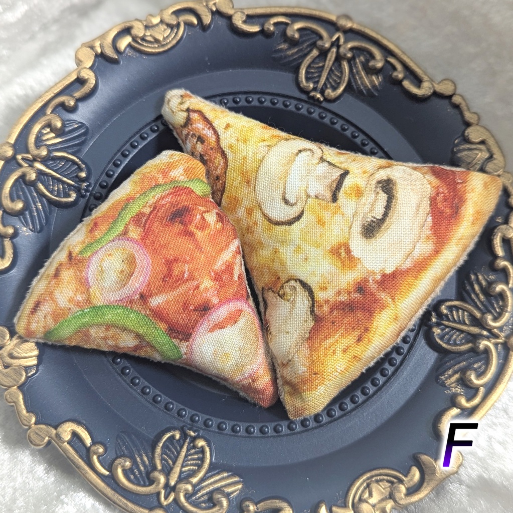 ミニチュアダイカットクッション/ピザ