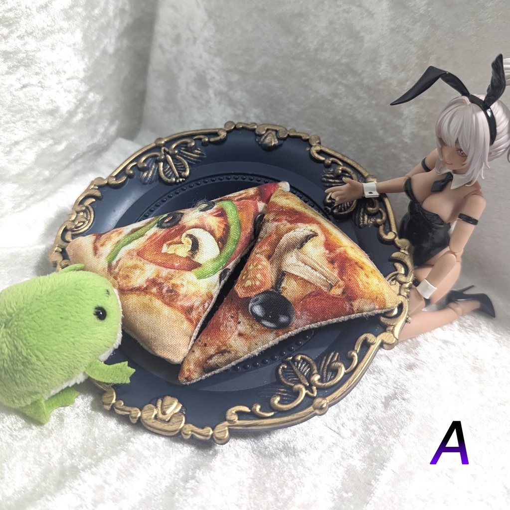 ミニチュアダイカットクッション/ピザ