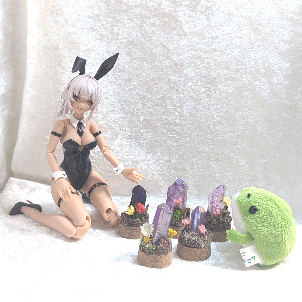 ミニチュア鉱石テラリウム G（各1点もの）