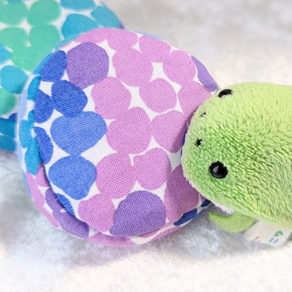 ミニチュアビーズクッション/ラウンド型 ナチュラルドット・2個