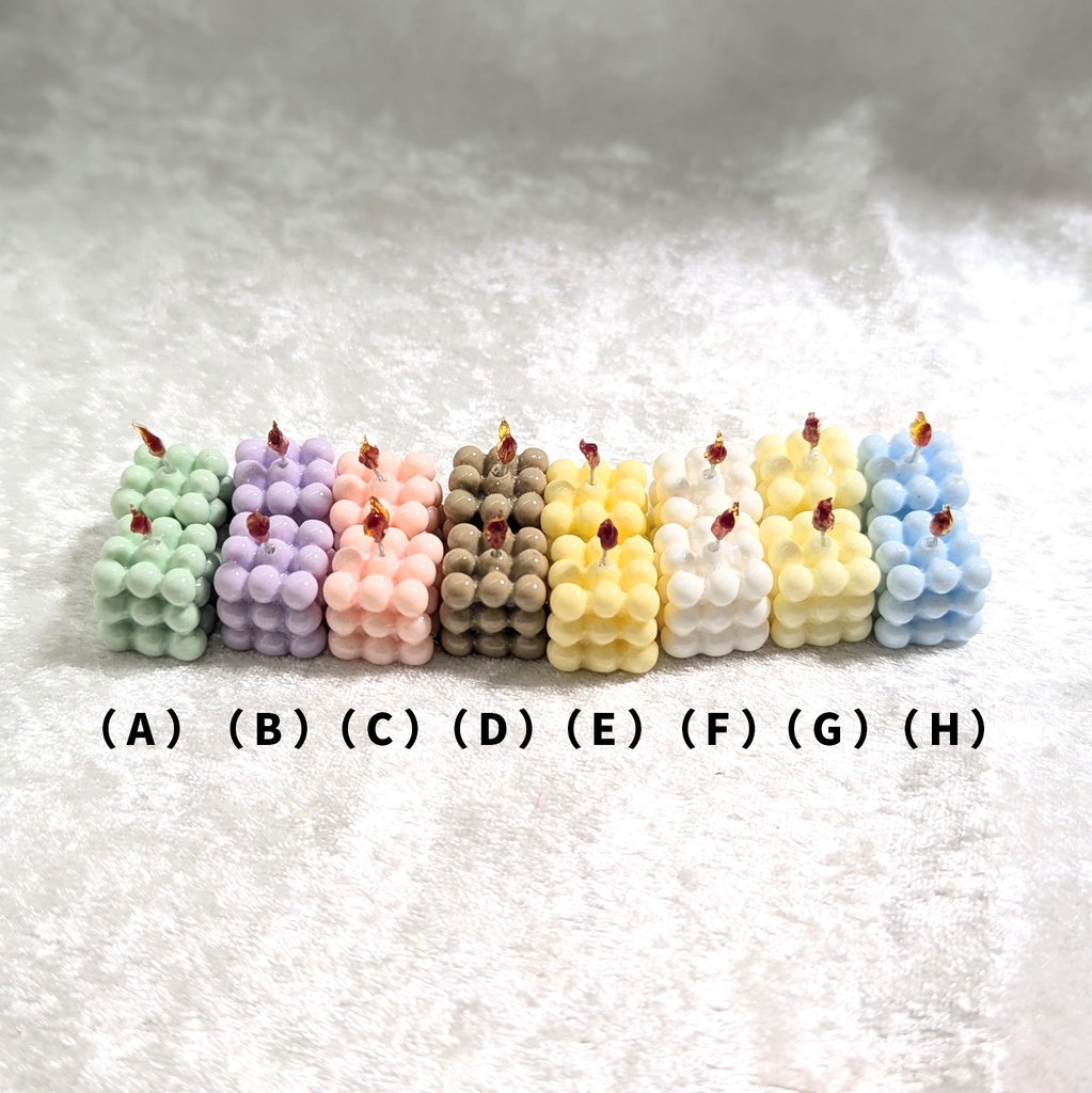 ミニチュア キャンドル+トレイ セット