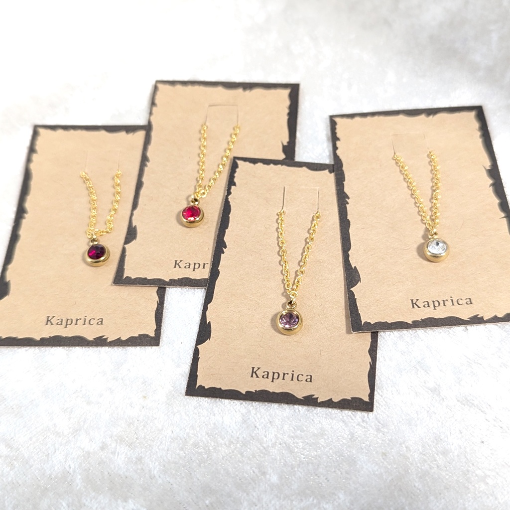 【2/16 発売】1/8 向け カラーストーンネックレス(1/12も着用可能)