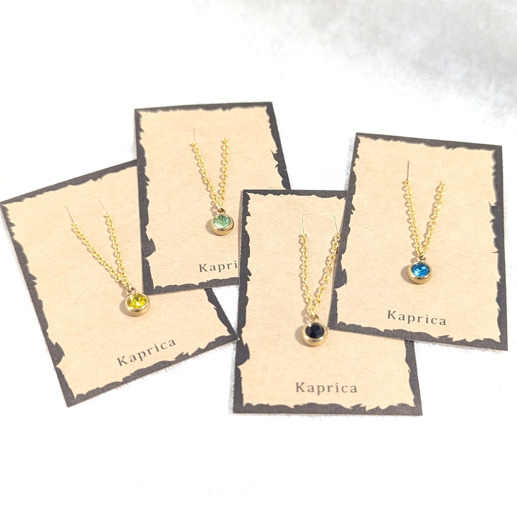 【2/16 発売】1/8 向け カラーストーンネックレス(1/12も着用可能)