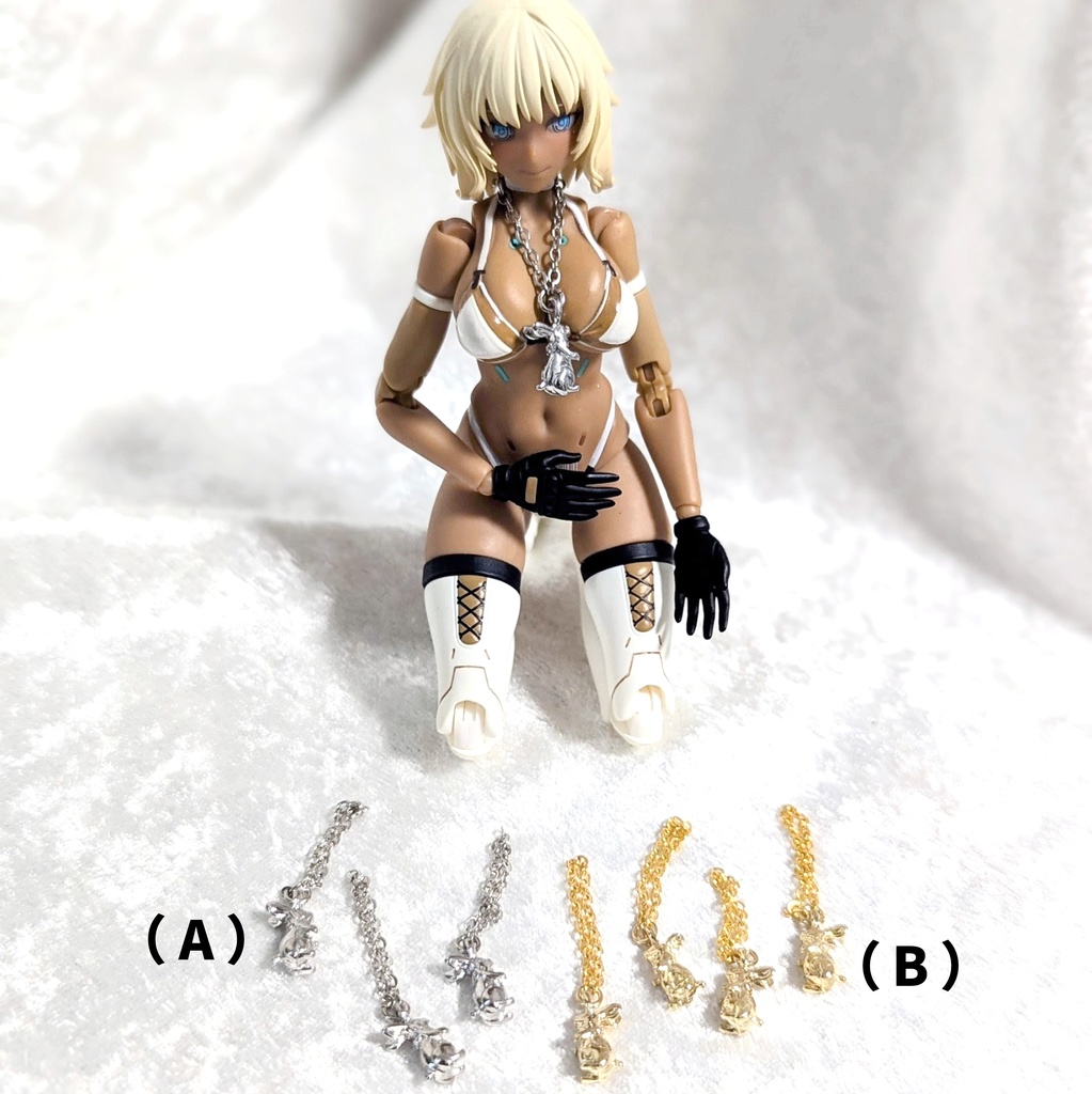 【2/22 発売】1/12サイズ うさぎネックレス / +シャムス・+カマル