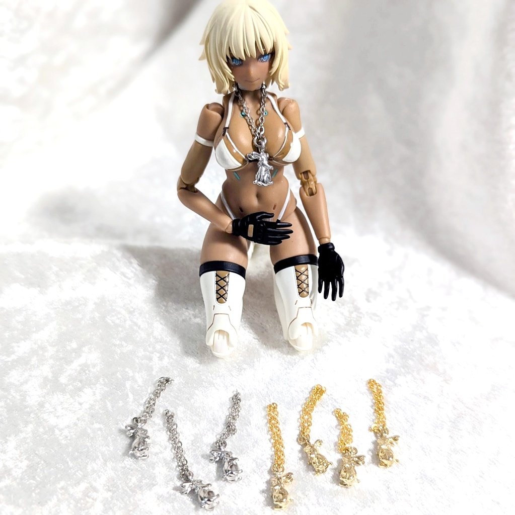 【2/22 発売】1/12サイズ　うさぎネックレス / ＋シャムス・＋カマル