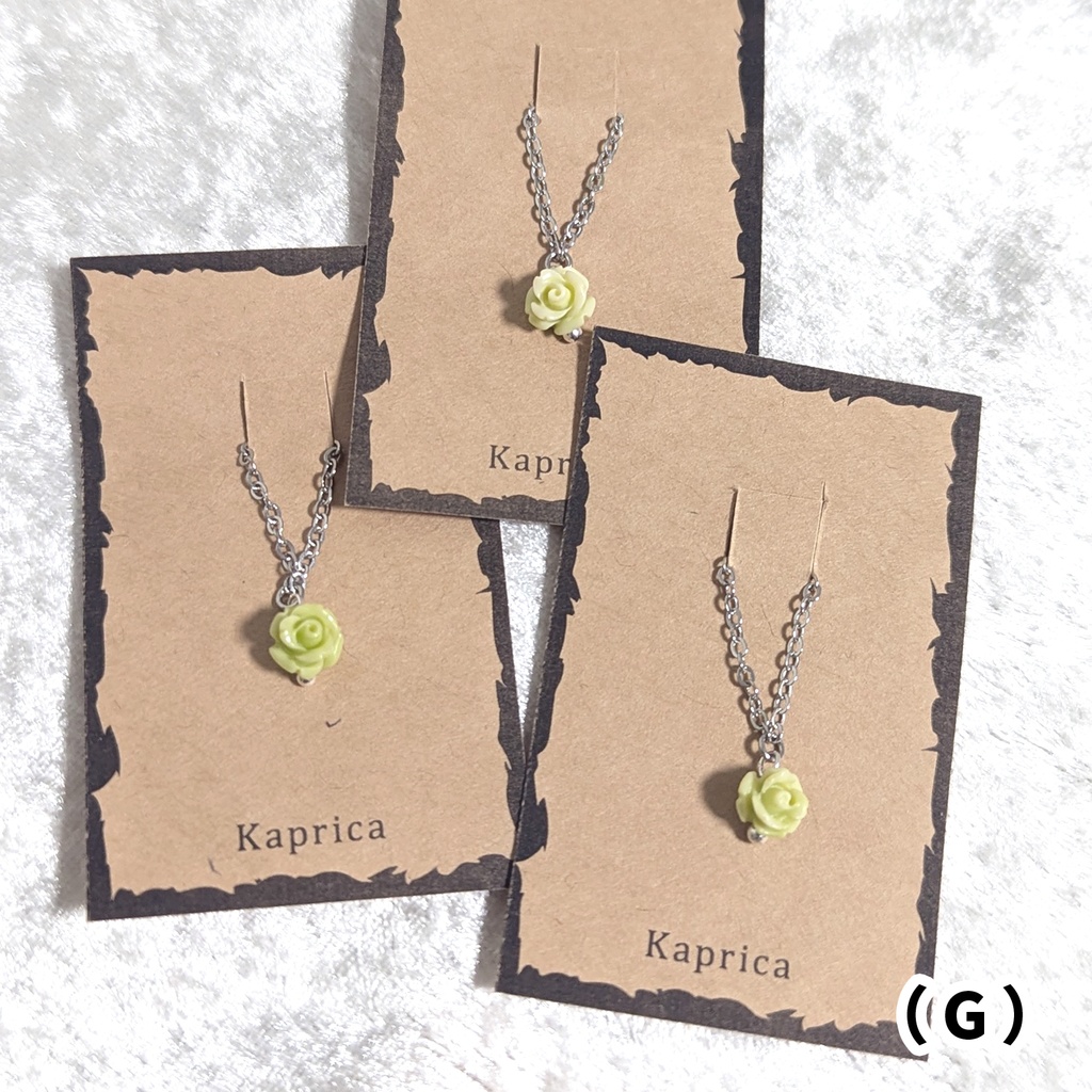 【2/23 発売】1/12サイズ ミニ薔薇ネックレス / +カマル