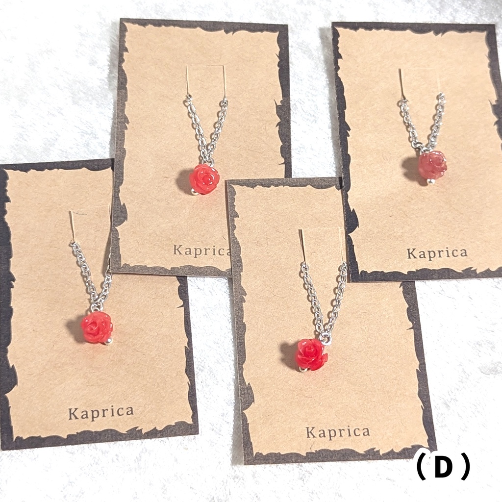 【2/23 発売】1/12サイズ ミニ薔薇ネックレス / +カマル