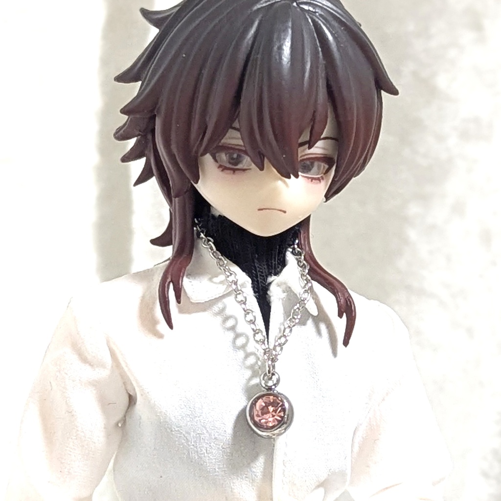 【3/31 発売】1/8向け カラーストーンネックレス/シルバー(1/12も着用可能)