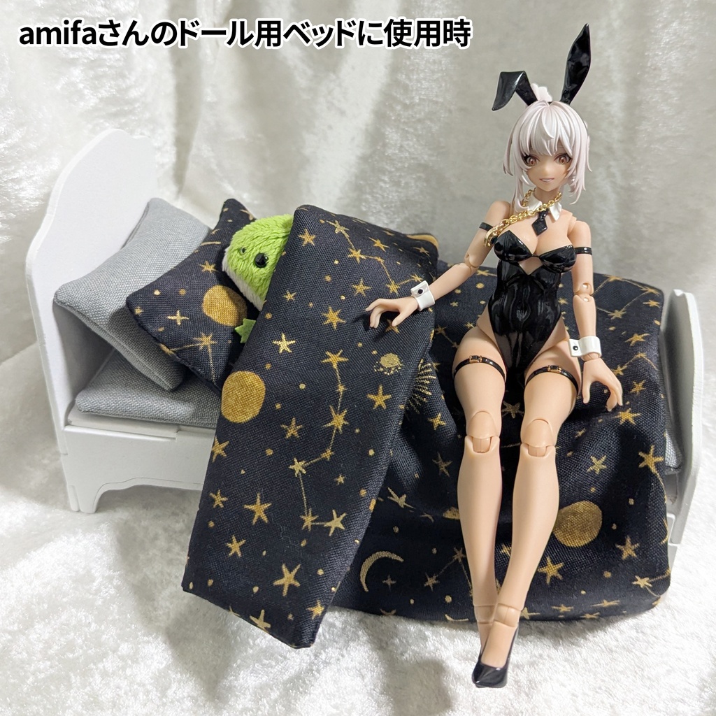 【7/12 販売】ミニチュア 1/12寝具セット C
