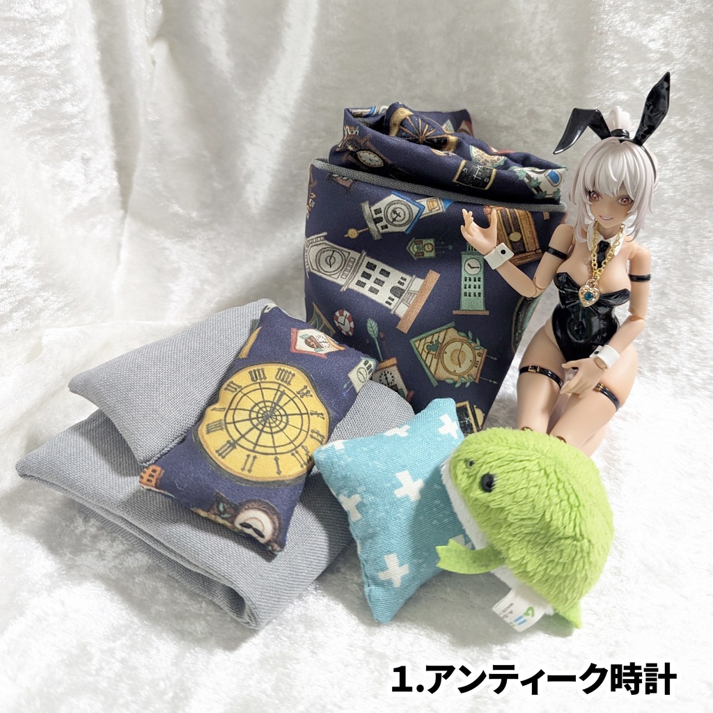 【7/12 販売】ミニチュア 1/12寝具セット C