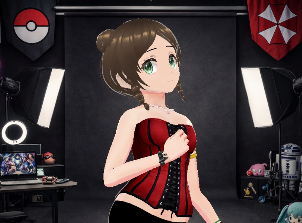 ディープレッド・コルセット / Deep Red Corset