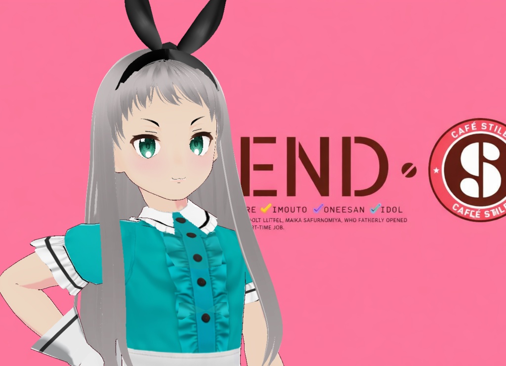 神崎 ひでり Blend S 神崎ひでり VRoidモデル(2種) / Hideri Kanzaki (2 Variants)
