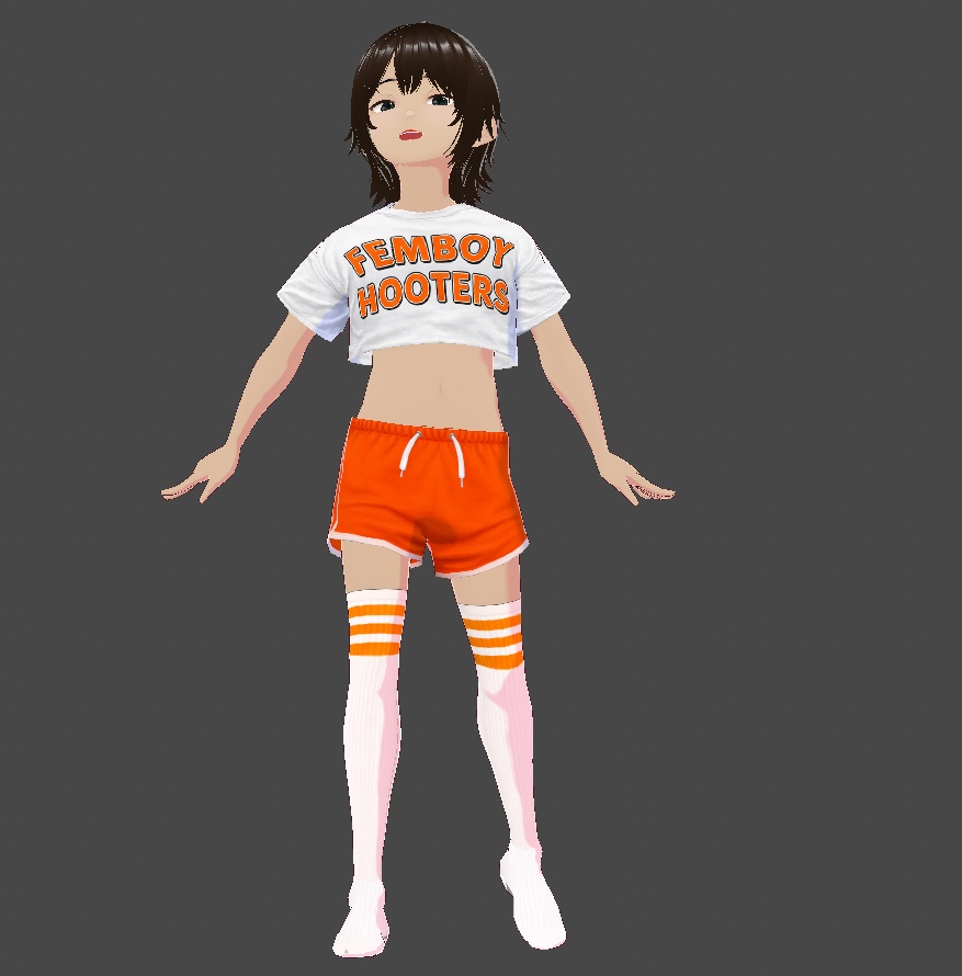 Femboy Hooters VR Avatar / フェムボーイ・フーターズ VRアバター
