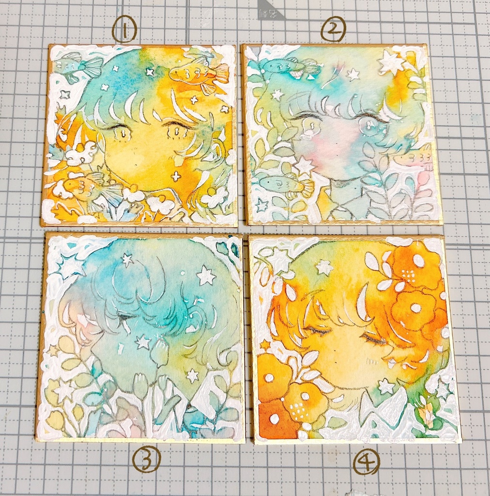 【原画】豆色紙