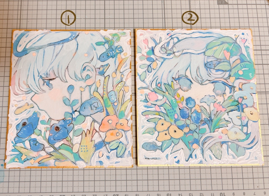 【原画】ミニ色紙