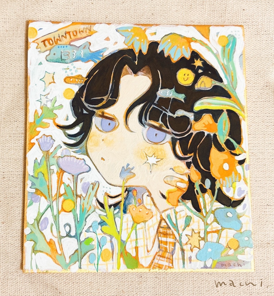 【原画】Ray ミニ色紙