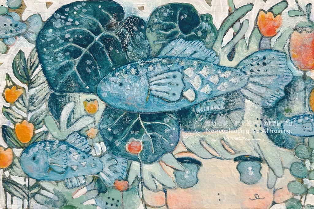 【原画】青の群れ