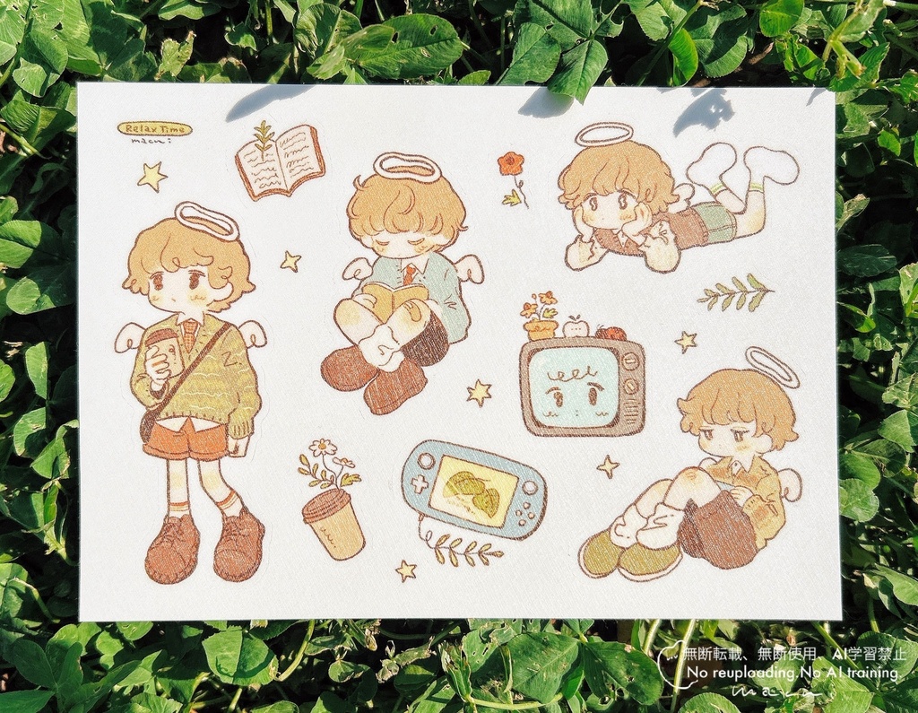 Relax Time シール