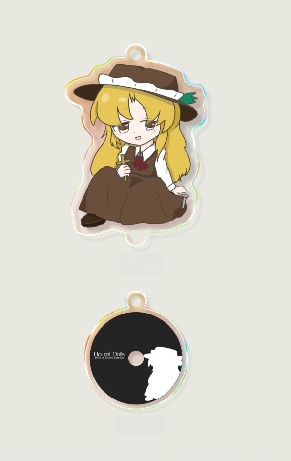 蓬莱人形　二連アクリルキーホルダー