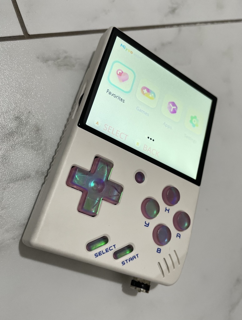 Miyoo mini用 V2023(新型) ボタンセット オパールカラー