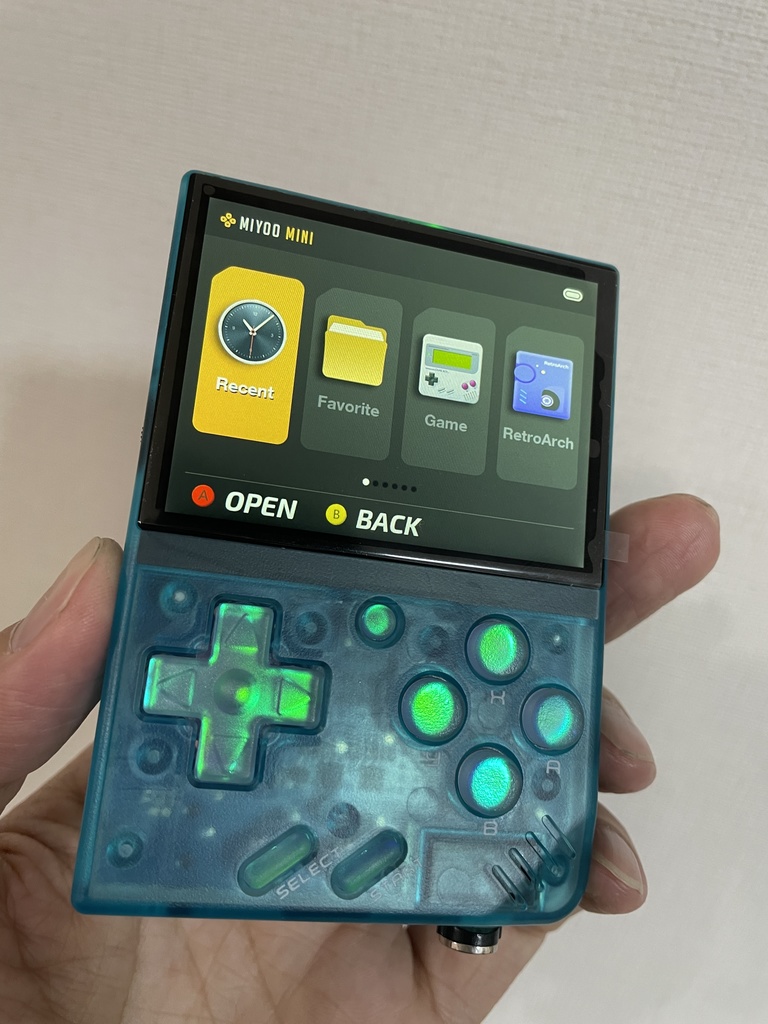 Miyoo mini用 V2&V3(旧型) ボタンセット オパールカラー