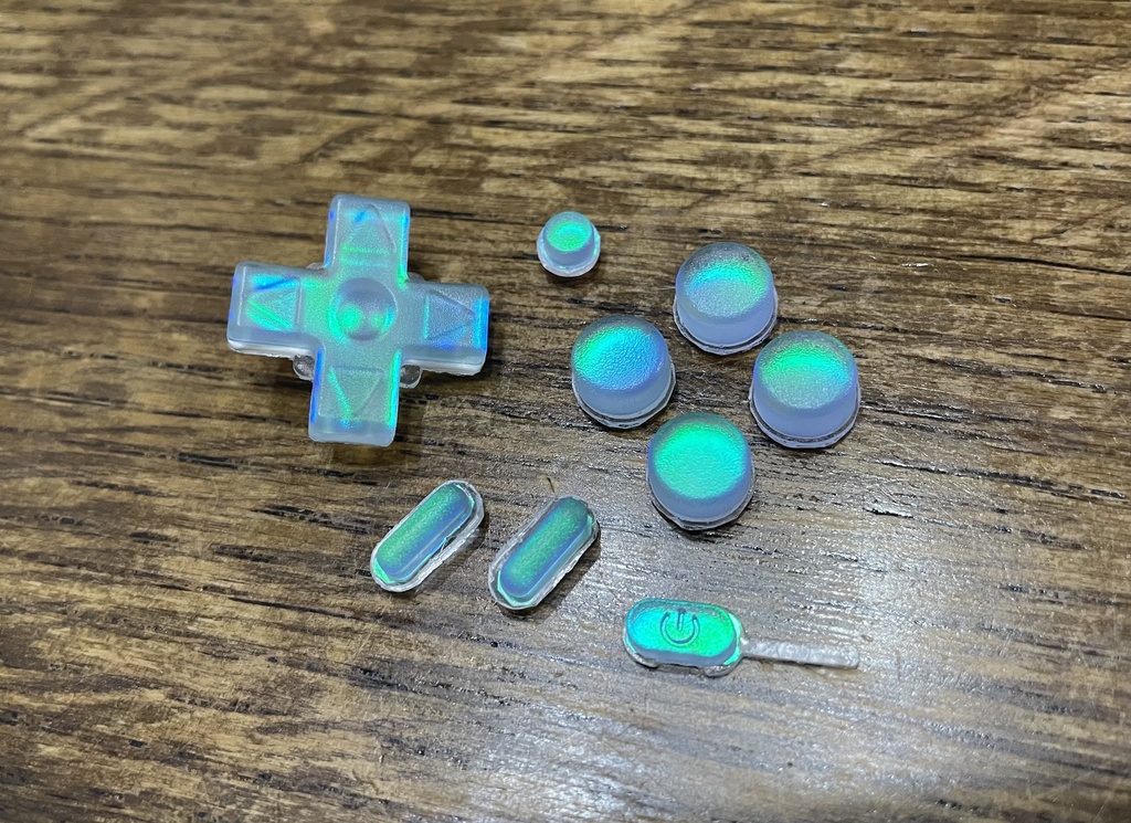 Miyoo mini用 V2&V3(旧型) ボタンセット オパールカラー