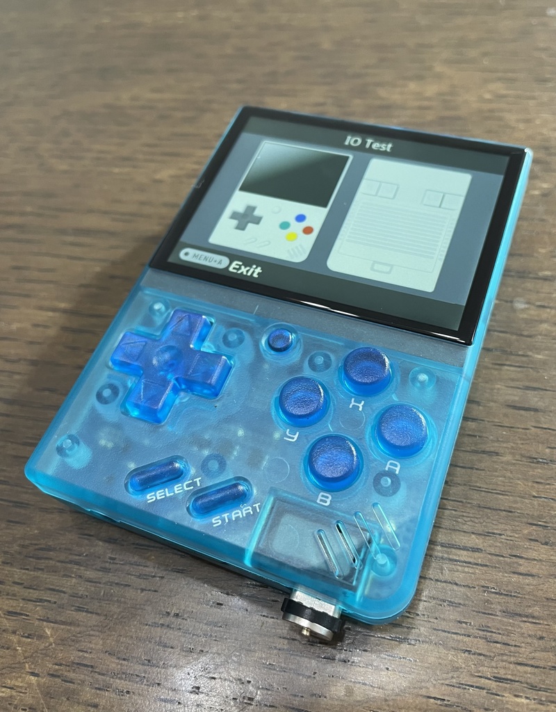 Miyoo mini用 ボタンセット クリアーブルー