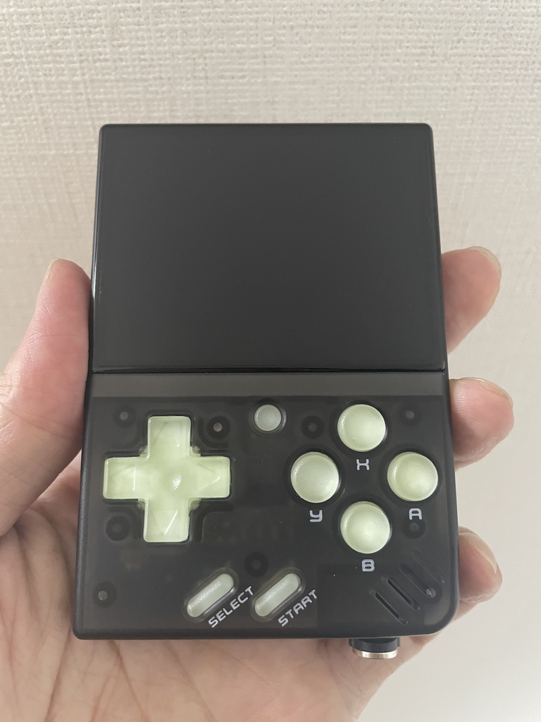 Miyoo mini用 ボタンセット クリアー+蓄光