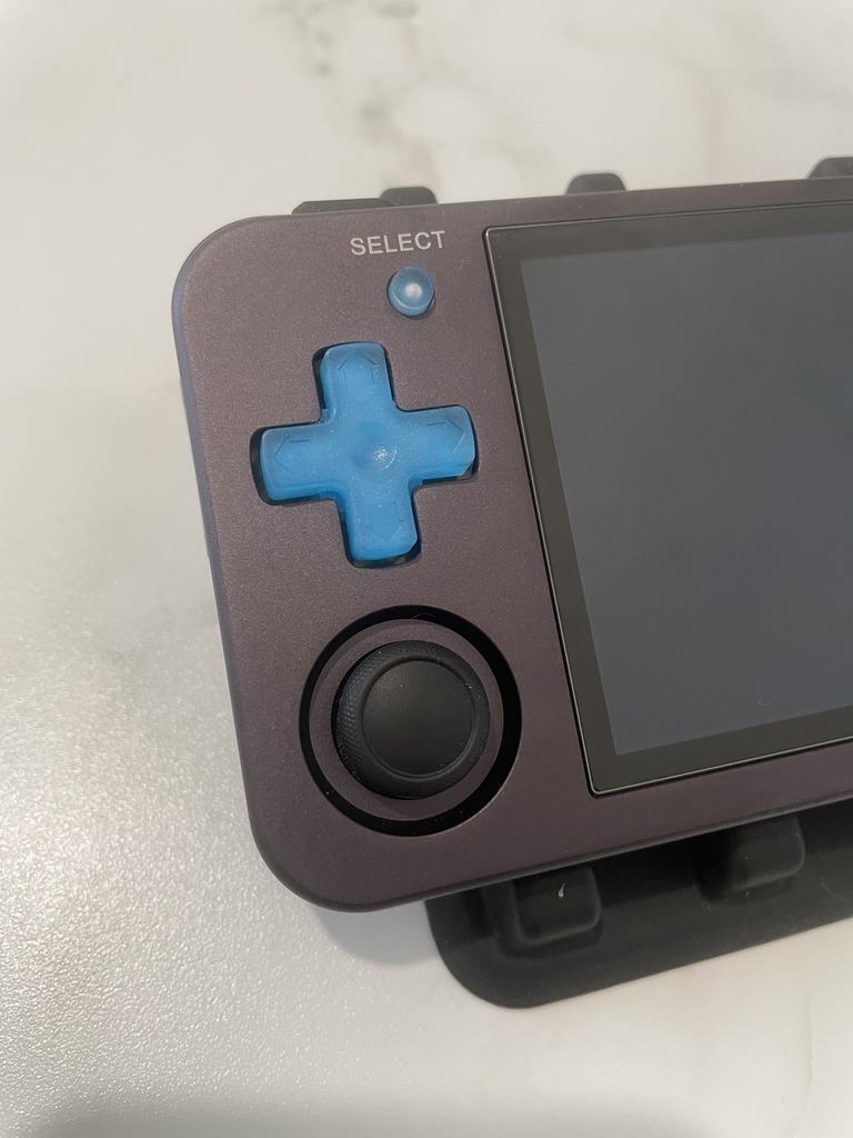 RG35XXH・RG353M用 ボタンセット クリアー+蓄光ブルー