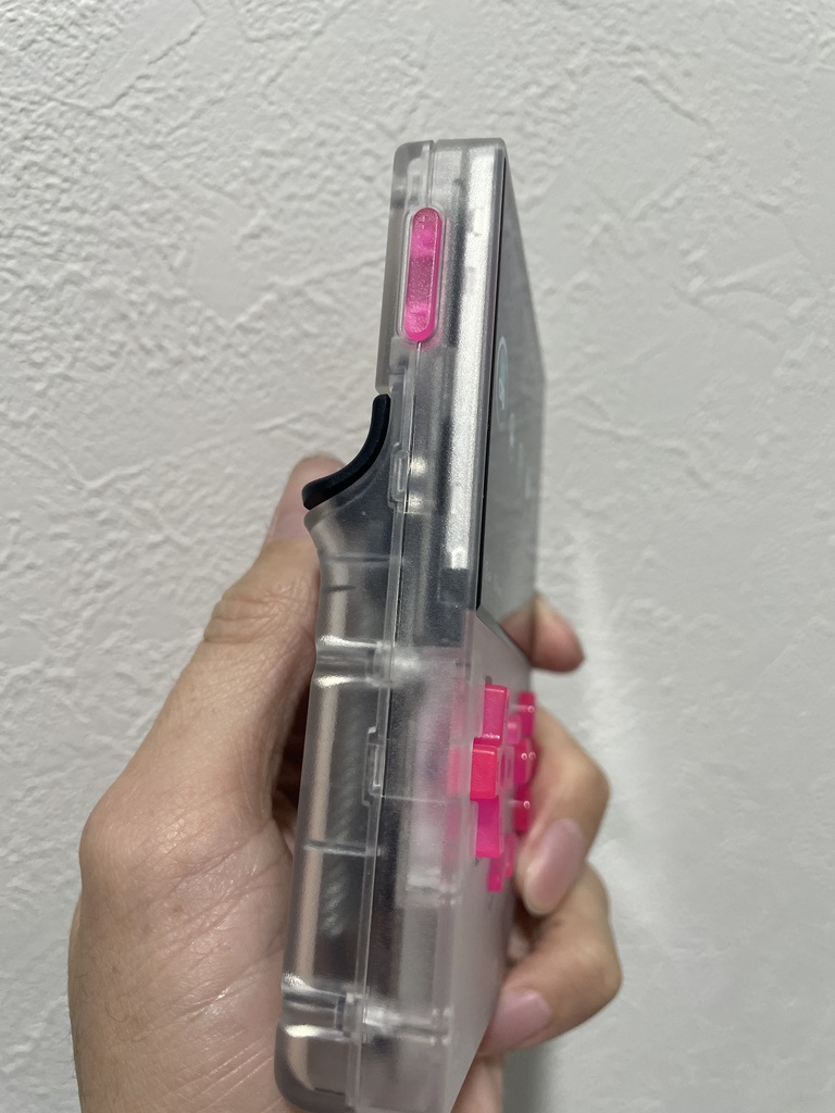 RG35XX用 ボタンセット クリアーピンク