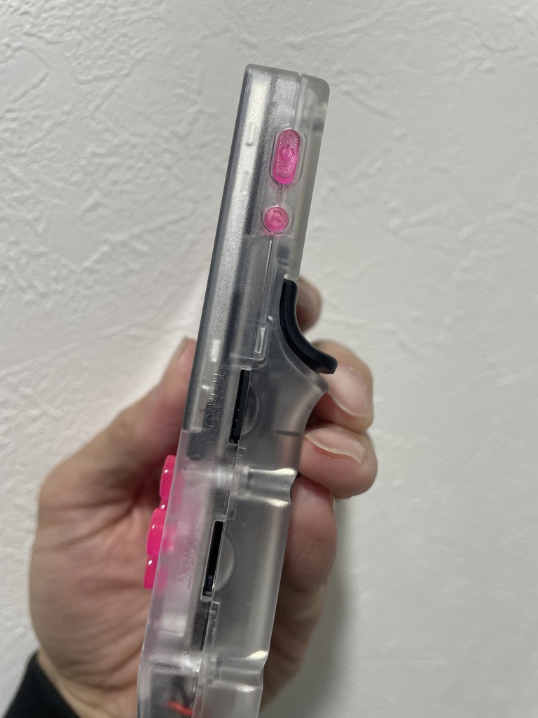 RG35XX用 ボタンセット クリアーピンク