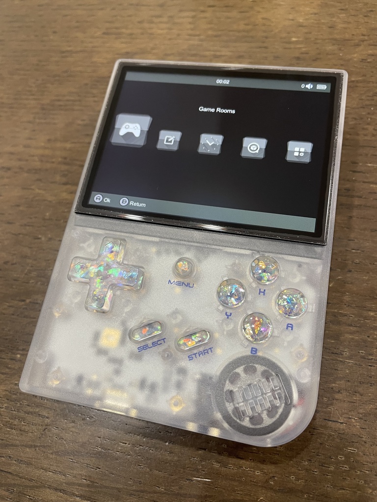 RG35XX用 ボタンセット ホロフレーク