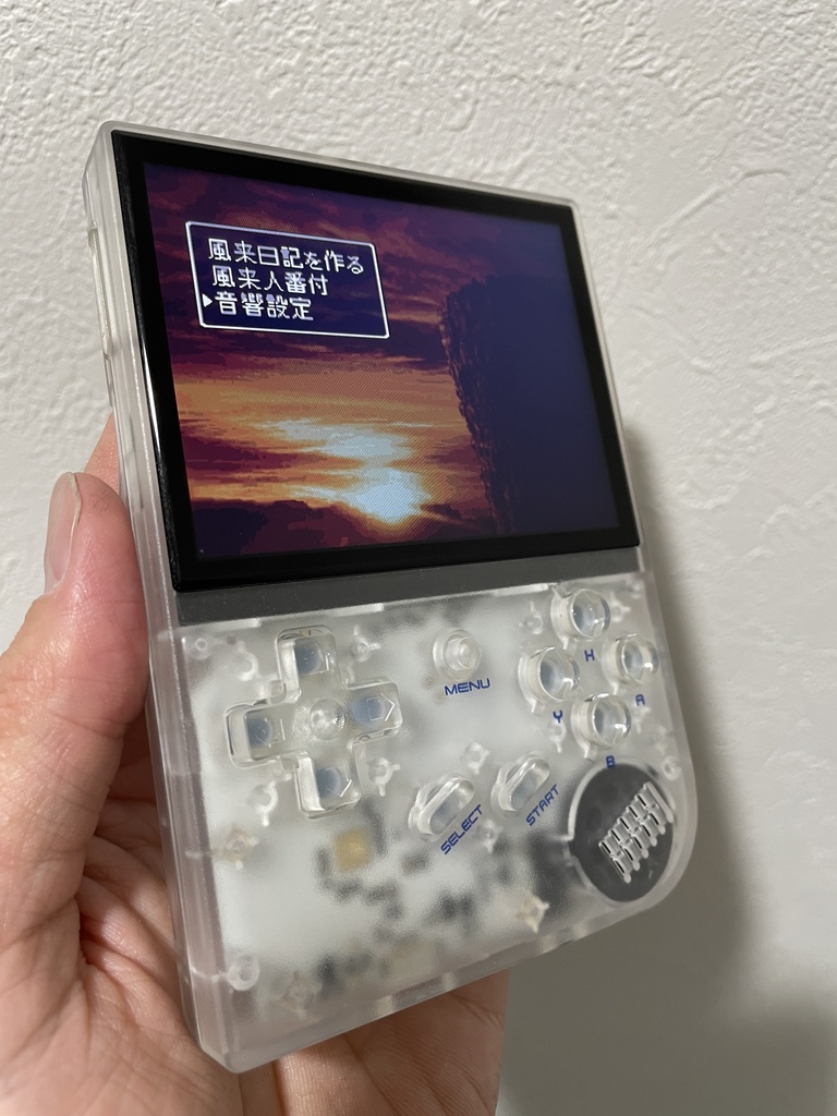 RG35XX用 ボタンセット クリアーカラー