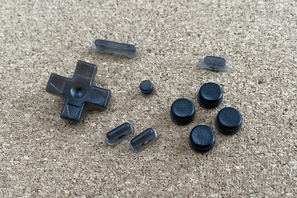 Miyoo mini Plus用 ボタンセット クリアーブラック