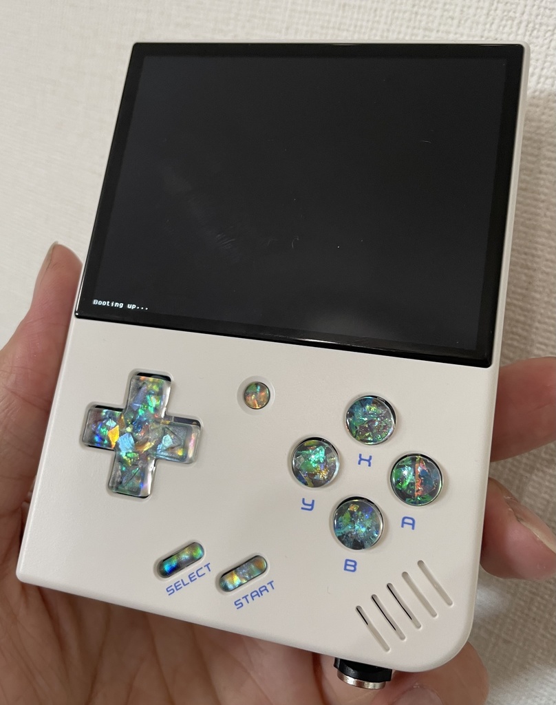 Miyoo mini Plus用 ボタンセット ホロフレーク