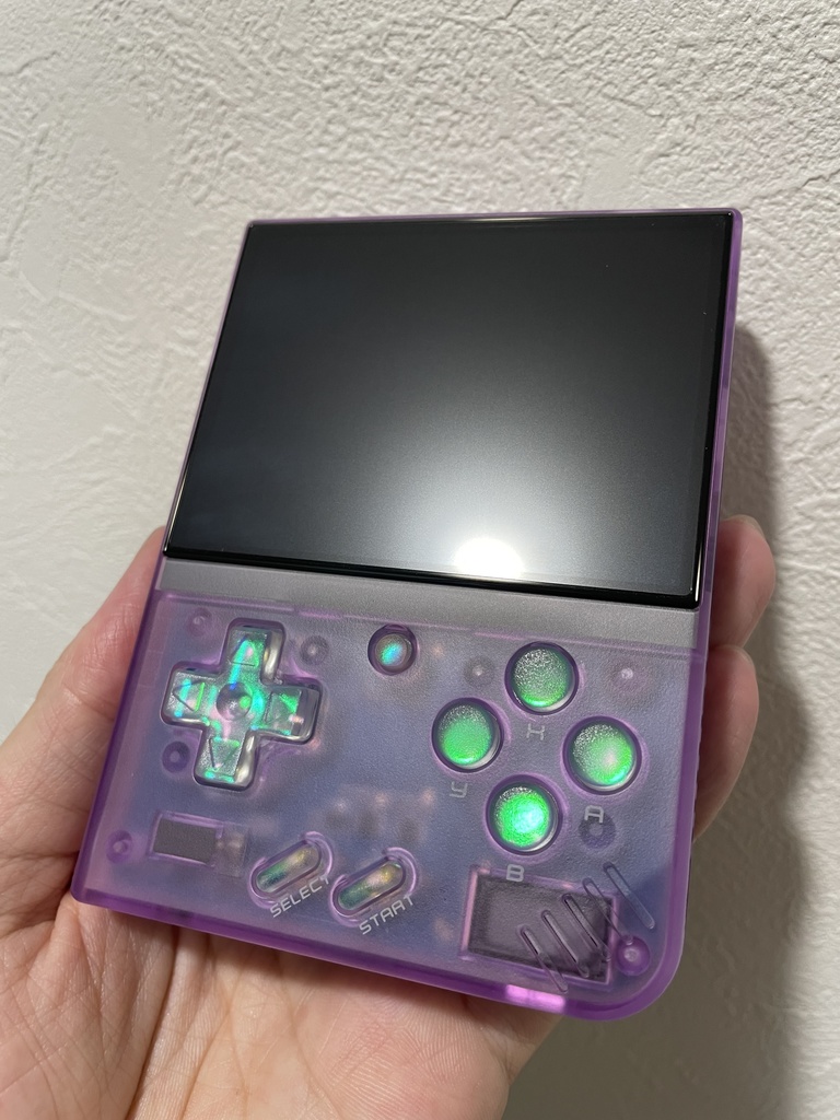 Miyoo mini Plus用 ボタンセット クリアーオパール