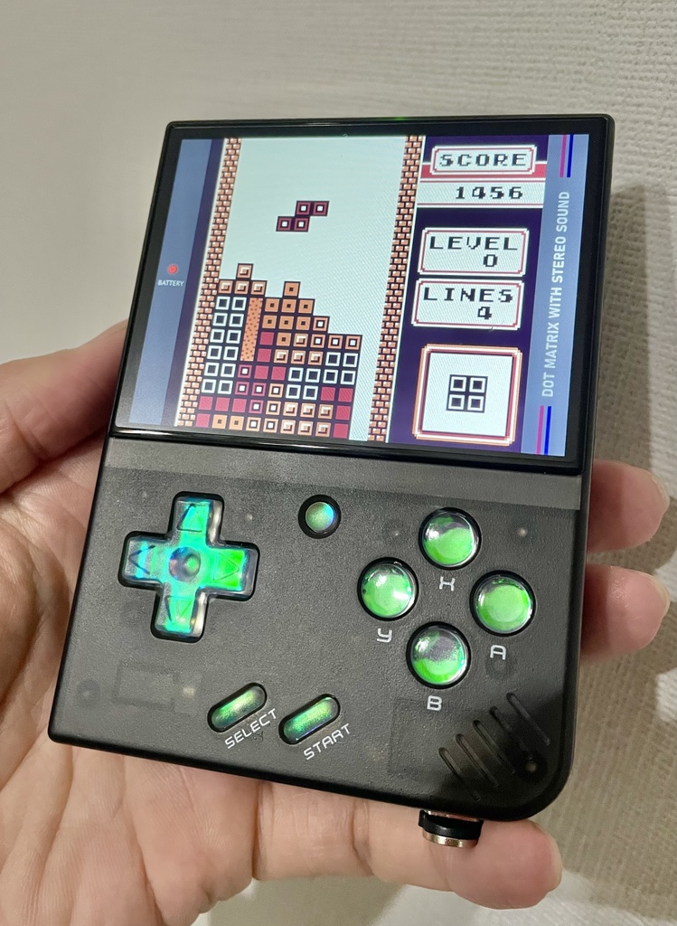 Miyoo mini Plus用 ボタンセット クリアーオパール