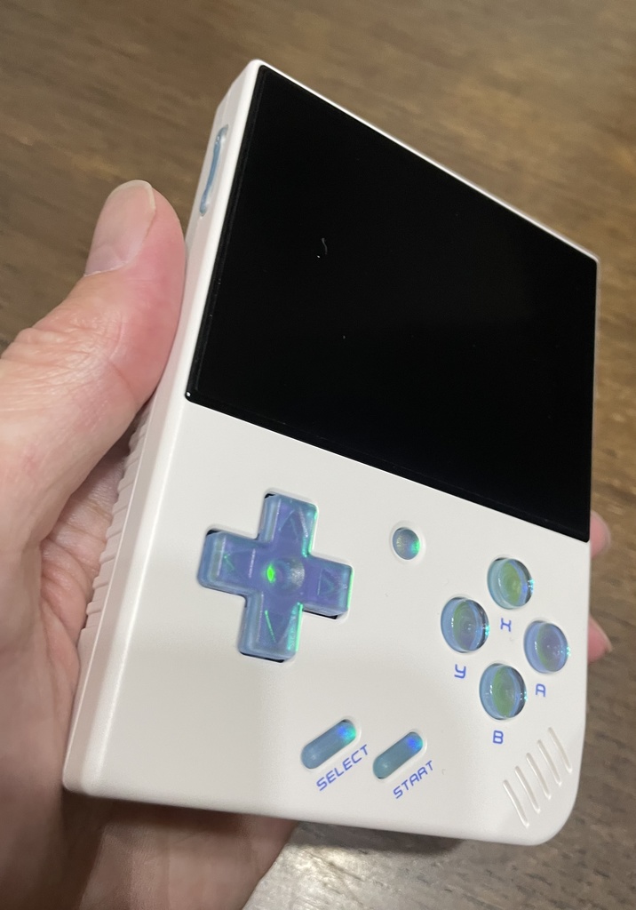 Miyoo mini Plus用 ボタンセット ブルーオパール