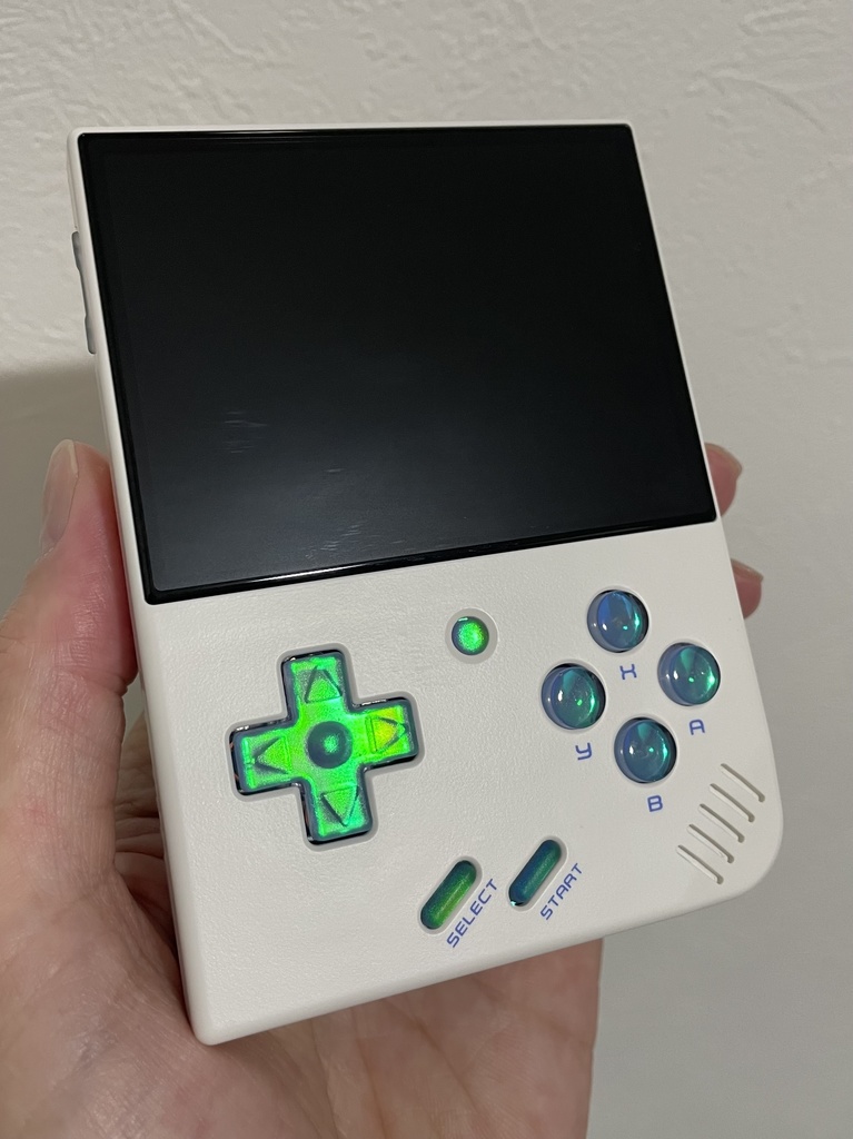 Miyoo mini Plus用 ボタンセット ブルーオパール