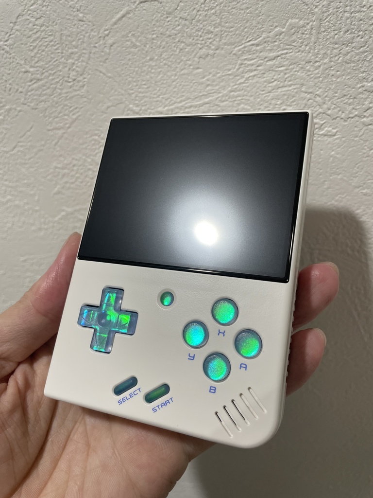 Miyoo mini Plus用 ボタンセット ブルーオパール