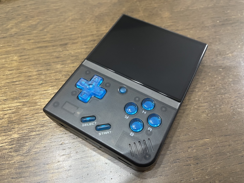 Miyoo mini Plus用 ボタンセット クリアーブルー