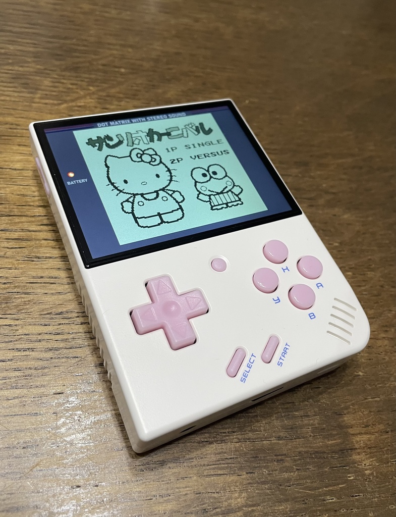Miyoo mini Plus用 ボタンセット ミルキーストロベリー