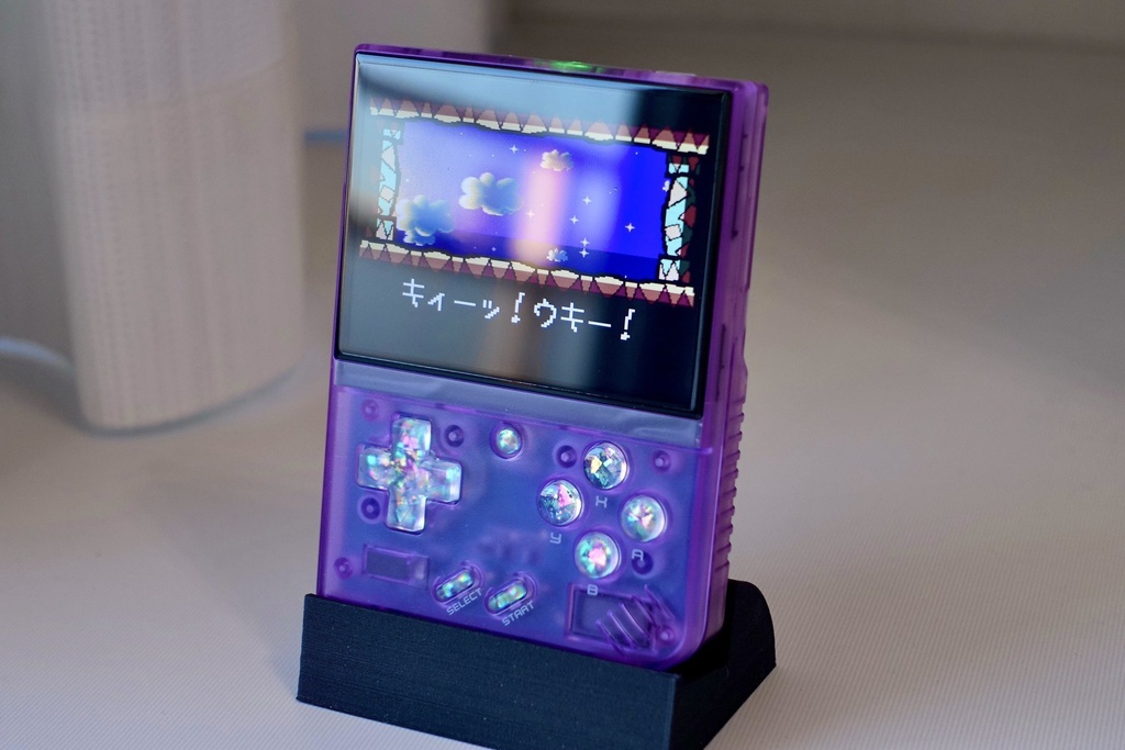 Miyoo mini Plus用 ボタンセット ピンクホロフレーク