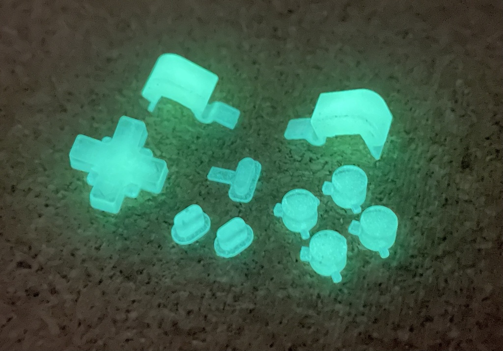 RG Nano用 ボタンセット クリアー+蓄光