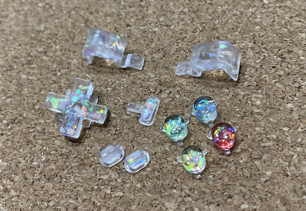 RG Nano用 ボタンセット SFCホロフレーク