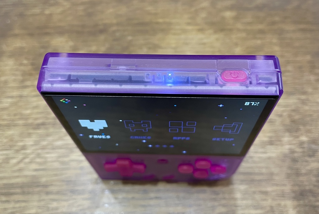 Miyoo mini Plus用 ボタンセット クリアーピンク