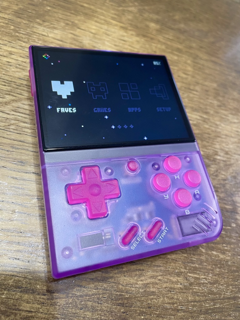 Miyoo mini Plus用 ボタンセット クリアーピンク