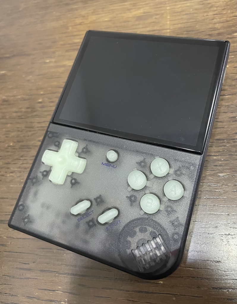 RG35XXPlus用 ボタンセット クリアー+蓄光